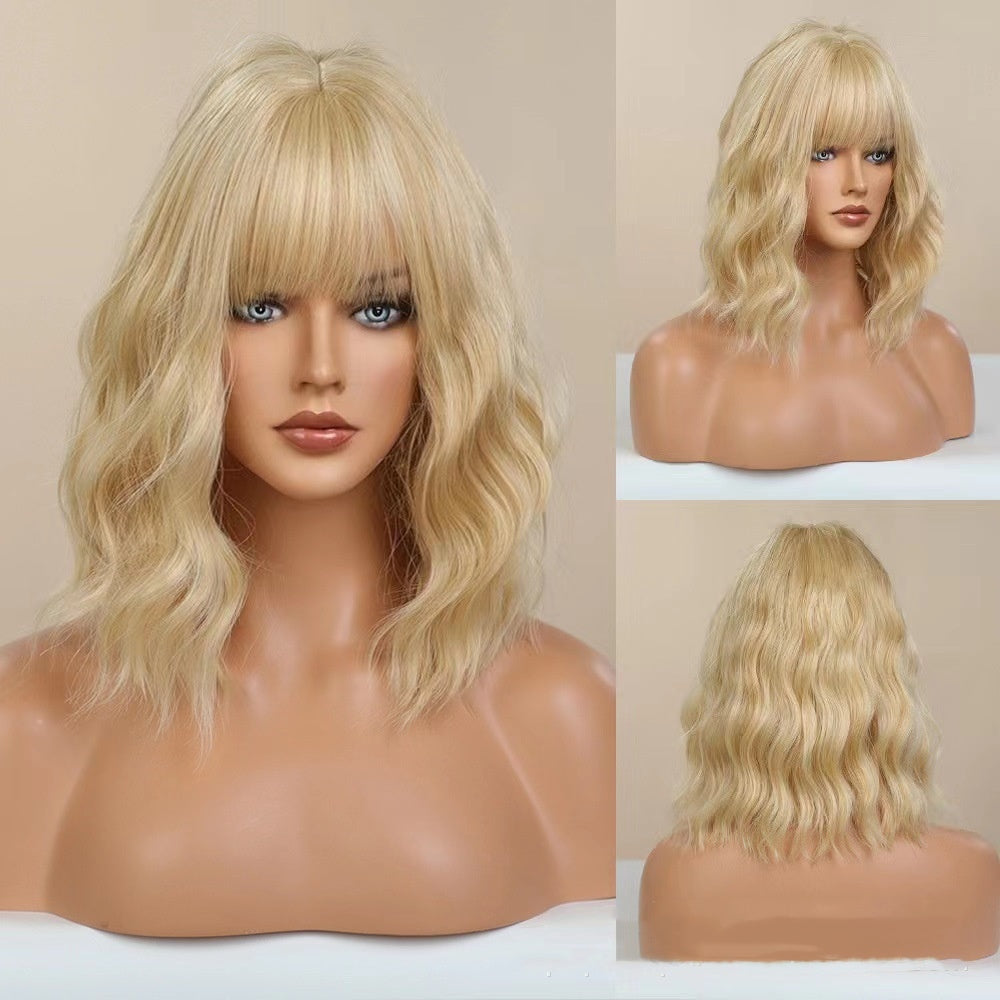 Cosplay Wig Female Short Curly Hair Chemical Fiber Wig